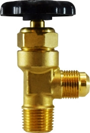 Midland Metal 46475 Truck Valve, 1/2 x 1/2 in Nominal, Flared x MIP, 250 psi Pressure, -40 to 250 deg F