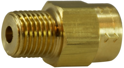 Midland Metal 46505 High Pressure Check Valve, 1/4 x 1/4 in Nominal, MIP x FIP, Brass Body, Import