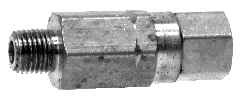 Midland Metal 46539 High Pressure Check Valve, 3/8 in Nominal, MIP x FIP, Brass Body, Import