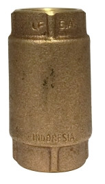 Midland Metal 944435LF Check Valve, 2 in Nominal, FIP x FIP, Brass Body, Import
