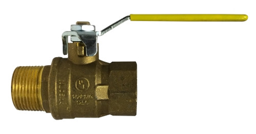 Midland Metal 948105 Ball Valve, 1 in Nominal, MPT x FPT, 600 psi WOG Pressure, -20 to 248 deg F