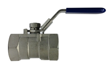 Midland Metal 949101 1-Piece Ball Valve, 1/4 in Nominal, FNPT x FNPT, 1000 psi Pressure