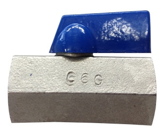 Midland Metal 46937SS Miniature Ball Valve, 1/2 in Nominal, FPT x FPT, 400 psi Pressure
