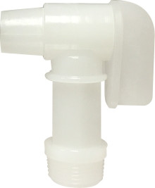 Midland Metal 46277 Flo-Rite Drum Faucet, 3/4 in Nominal, MPT, Plastic Body