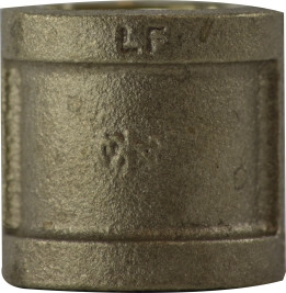 Midland Metal 44414LF Coupling, 3/4 in FPT x 3/4 in FPT, Bronze