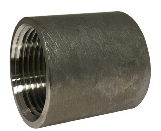 Midland Metal 61778 Merchant Coupling, 2 in FPT x 2 in FPT, Stainless Steel