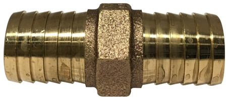 Midland Metal 973963LF Insert, 1-1/4 in, Barbed x Barbed, Bronze