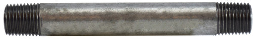 Midland Metal 56020 Pipe Nipple, 1/4 in MPT x 1/4 in MPT, 7/8 in L, Steel, Galvanized, SCH 40 Schedule, 150 lb