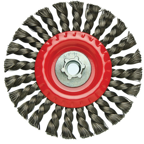 Alfa Tools WB67160 4" Knotted Wire Wheel x 5/8-11