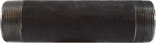 Midland Metal 59165SMLS Seamless Pipe Nipple, 2 in MPT x 2 in MPT, 4-1/2 in L, Steel, Black, SCH 80 Schedule