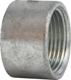 Midland Metal 64777H Half Merchant Coupling, 1-1/2 in FPT x 1-1/2 in Butt Weld, Steel, Galvanized