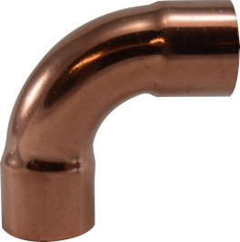 Midland Metal 77144 Long-Turn Elbows, Copper Sweat Fittings, 5/8 90 Long Turn Ell C x C, Nipples and Fittings