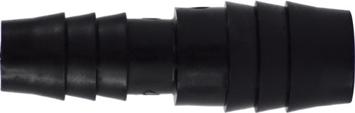 Midland Metal 33408B Reducer Splicer, 1/2 in Hose Barbed x 3/8 in Hose Barbed, Polyethylene