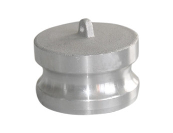 Midland Metal 61908 Type DP Dust Plug, 6 in Female Adapter, Aluminum