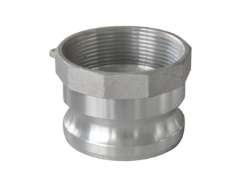 Midland Metal 61914 Cam and Groove Adapter, 1-1/2 in Type A x 1-1/2 in FNPT, Aluminum