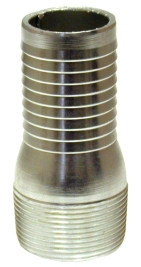 Midland Metal 973620 Aluminum Hose Nipple, Combination King Nipples, 1/2 Alum King Nipple, Hose Accessories