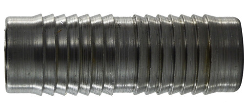 Midland Metal 973891 Hose Mender, 3/4 in Hose Barbed x 3/4 in Hose Barbed, Steel, Plain