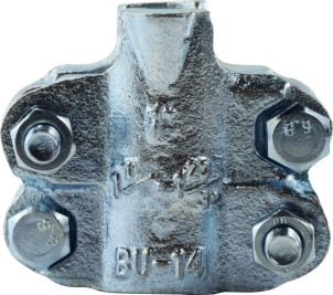 Midland Metal 73059 Bolt Clamp, 2 in Nominal