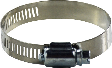 Midland Metal 600 Series 600064 Worm Gear Clamp, 2-1/2 in Minimum Clamp Diameter, 4-1/2 in Maximum Clamp Diameter