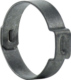 Midland Metal 1050018 1-Ear Hose Clamp, 1-3/16 in Nominal, 1.063 in Minimum Clamp Diameter, Carbon Steel