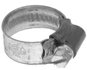 Midland Metal 88095 Embossed Worm Gear Hose Clamp, 3 to 3-3/4 in Nominal, 3 in Minimum Clamp Diameter, Steel