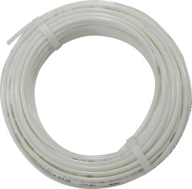 Midland Metal 73206W Tubing, Polyethylene, 1/4 in ID, 3/8 in OD, 100 ft L