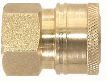 Midland Metal 86035 Quick Disconnect Straight Through Coupler, 1/4 in, FPT