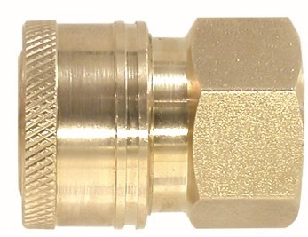 Midland Metal 86036 Quick Disconnect Straight Through Coupler, 3/8 in, FPT