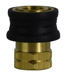 Midland Metal 86036RG Quick Disconnect Straight Through Coupler, 3/8 in, FPT