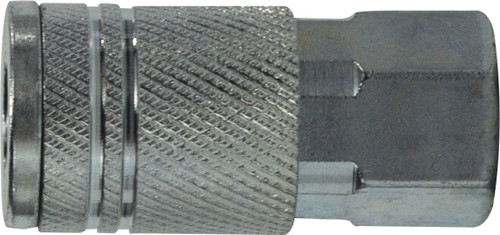 Midland Metal 28541S Industrial Interchange Coupler, 3/8 in FIP, Steel