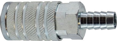 Midland Metal 99843 Industrial Interchange Coupler, 1/2 in Hose Barbed, Steel