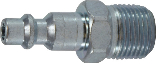 Midland Metal 28545 Industrial Interchange Plug, 1/8 in MIP, Steel