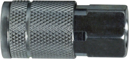 Midland Metal 28507S Coupling, 1/4 in Coupler x 1/4 in FIP, Steel, 300 lb