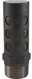 Midland Metal 940825 High Flow Muffler, Pneumatics, 1/2 High Flow Aluminum Muffler, Pneumatics
