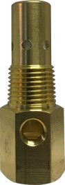 Midland Metal 87020 Compressor Tank Check Valve, 1/2 x 3/8 in Nominal, MPT x Compression, Brass Body