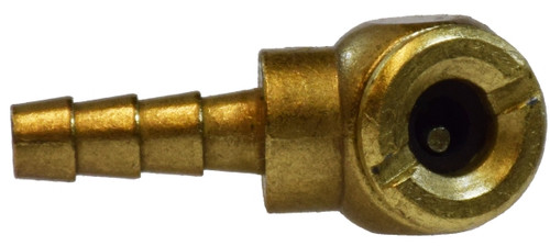 Midland Metal 46607 Live Air Ball Foot Chuck, 1/4 in, Hose Barbed