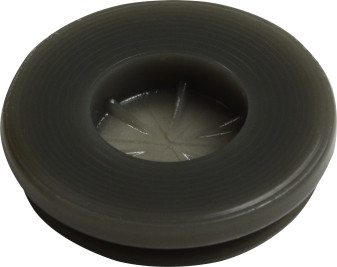 Midland Metal 39544 Gladhand Seals, Gladhands, Closed Type Grey Poly Seal Gh W/ Flap, Brass Fittings