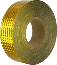 Midland Metal 95626 Conspicuity Tapes, Air Brake Accessories, Cons Tape 2 x 150 Yellow, Brass Fittings