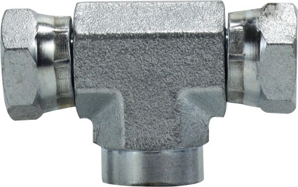 Midland Metal 16021212 Swivel Tee, 3/4 in FNPSM x 3/4 in FNPSM x 3/4 in Female Pipe, Steel