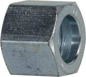 Midland Metal FSO3186 Braze Tube Nut, 3/8 x 3/8 in Tube, Steel