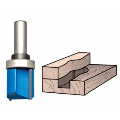 Alfa Tools RB75020 1/2 x 2 1/4 Straight Pattern Router