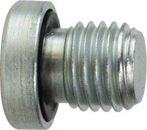 Midland Metal 8555H12 Hollow Hex Head Plug, M12 x 1.5 MPT, Steel