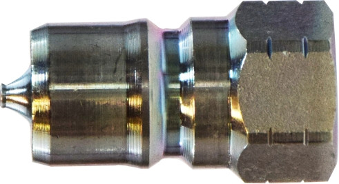 Midland Metal HNV1M ISO-B Quick Disconnect Plug, 1 in FNPT, Steel