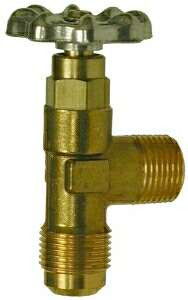 Midland Metal 46485 Truck Valve, 1/2 x 5/8 in Nominal, MIP x Flared, 250 psi Pressure, -40 to 250 deg F