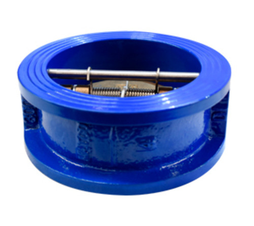 Midland Metal 963004 Double Door Wafer Check Valve, 4 in Nominal, Ductile Iron Body, Import
