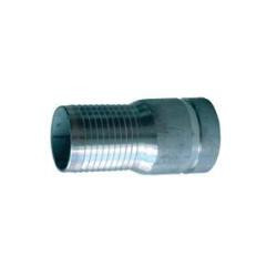 Buchanan Rubber CNG-300-S Combination King Nipple, 3 in Hose Barbed x 3 in Grooved, Steel, Plain
