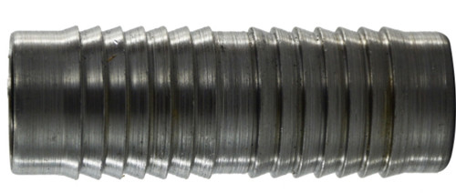 Buchanan Rubber HM-400-S Hose Mender, 4 in Hose Barbed x 4 in Hose Barbed, Steel, Plain