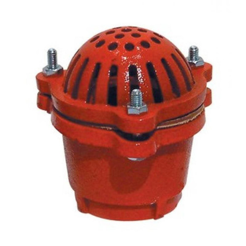 Buchanan Rubber FV-400-DP Foot Valve, 4 in Nominal, FPT End, Steel Body