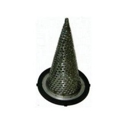 Buchanan Rubber SCR-300-SS304 Round Cone Hole Strainer, 3 in Nominal, FIP