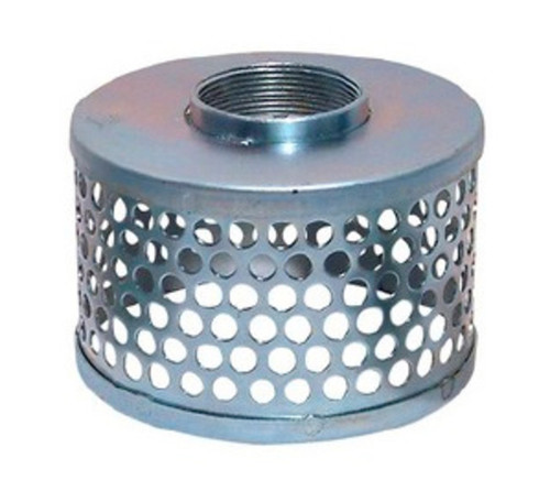 Buchanan Rubber SR-400-SP Round Hole Strainer, 4 in FIP, Steel